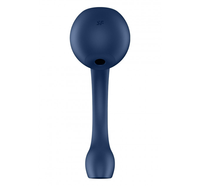 Вібратор для точки G та клітора Satisfyer Pro+ Wave 4 Connect App з додатком, синій