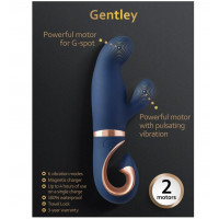 Вибратор кролик Gentley - Синий