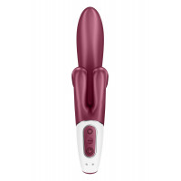 Вібратор кролик з трьома потужними двигунами Satisfyer Touch me для стимуляції клітора та статевих губ