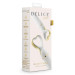 Вибратор мини классический Blush Delice Heartthrob с рельефом, белый