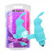 Вибромассажер на палец Sweeiie Rabbit, Blue Chisa