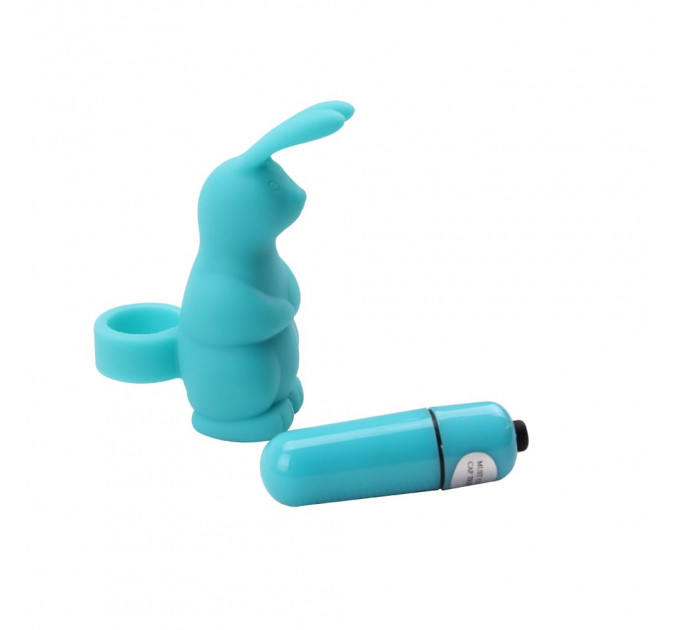 Вибромассажер на палец Sweeiie Rabbit, Blue Chisa
