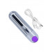Вибропуля Strong Bullet Vibrator Silver/Purple USB 10 режимов вибрации