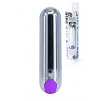Вибропуля Strong Bullet Vibrator Silver/Purple USB 10 режимов вибрации