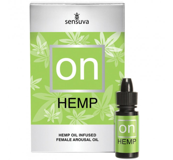 Олія для жінок Sensuva ON Hemp з насінням конопель, 5 мл