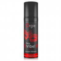 Жидкий вибратор Orgie "SEXY VIBE" вибрация + согревающий эффект, 15 мл