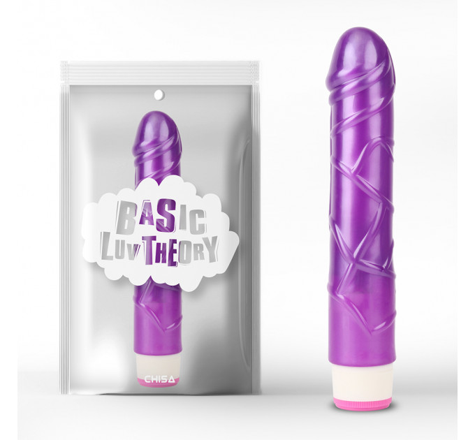 Вибратор реалистичный на батарейках Chisa Basic Luv Theory Basic Pulsator, фиолетовый