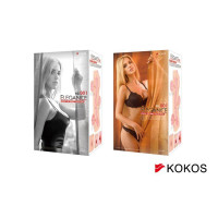 Мастурбатор Kokos Elegance 001 DL, 16 см (двухслойный)