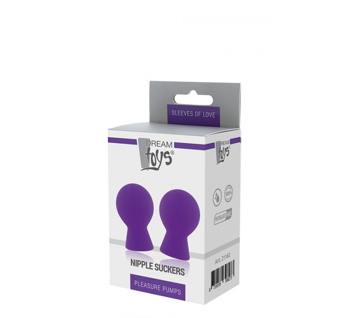 Стимуляторы на соски PLEASURE PUMPS NIPPLE SUCKERS PURPLE