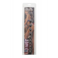 Цепочка анальная ORIENTAL JELLY BUTT BEADS 10.5, BLACK
