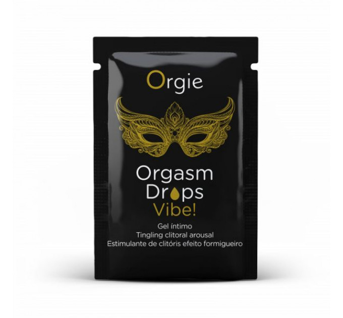ПРОБНИК клиторальные капли с вибрацией Orgie