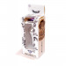 Анальная пробка с камнем Plug-Jewellery Silver BUTT PLUG- Purple