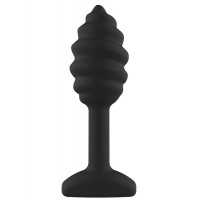 Анальная пробка спиралевидная Toy Joy Anal Play Swirl черная