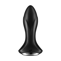 Анальная смарт пробка с вибрацией и бусинами Satisfyer Rotator Plug 1 Connect App черная Анальная смарт пробка с вибрацией и бусинами Satisfyer Rotator Plug 1 Connect App черная