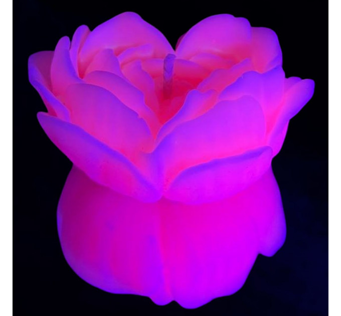 Свеча люминисцентная низкотемпературная GlowKink розовая, L