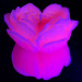 Свеча люминисцентная низкотемпературная GlowKink розовая, L