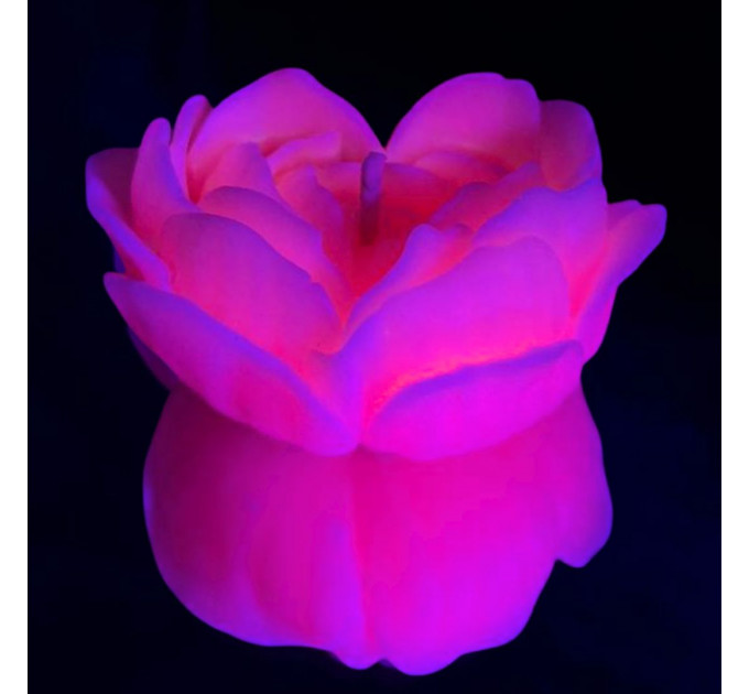 Свеча люминисцентная низкотемпературная GlowKink розовая, L