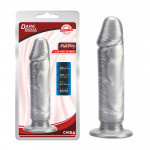 Фаллоимитатор на присоске реалистичный Chisa Dark Muscle PHUT Dong, серебристый