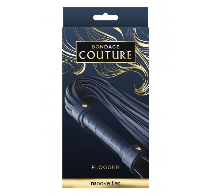 Флогер BONDAGE COUTURE FLOGGER BLUE