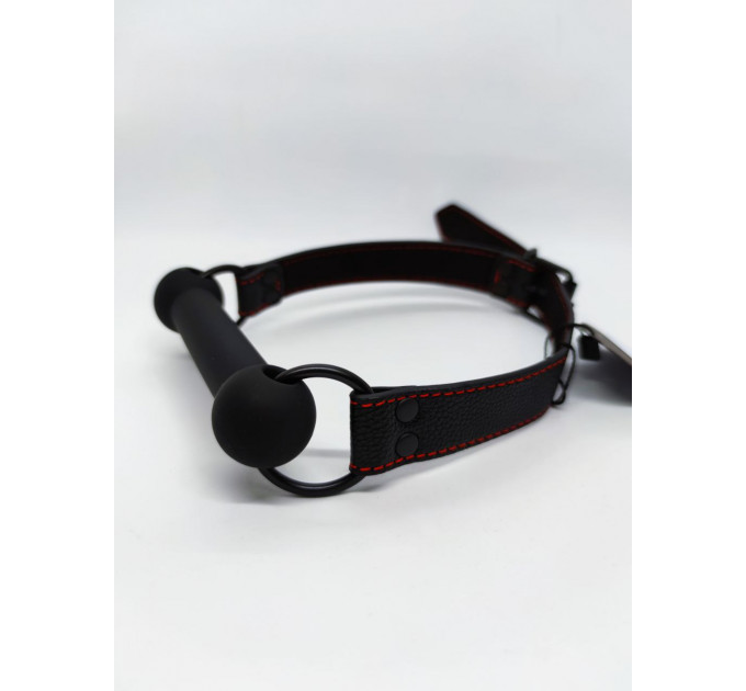 Кляп DS Fetish Mouth silicone gag black