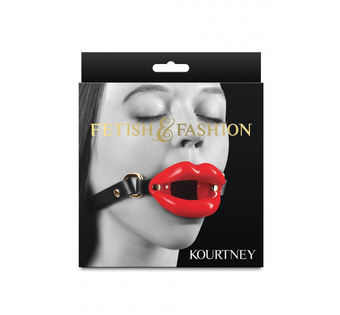 Кляп в виде губ NS Novelties Fetish & Fashion красный