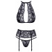 Комплект белья и нежного цветочного кружева Bra Set Lace S/M