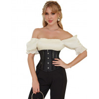 Корсет из сетки Star Night Steel Bones Grid Corsets с крючками и шнуровкой, черный, M (без коробки) Корсет из сетки Star Night Steel Bones Grid Corsets с крючками и шнуровкой, черный, M (без коробки)