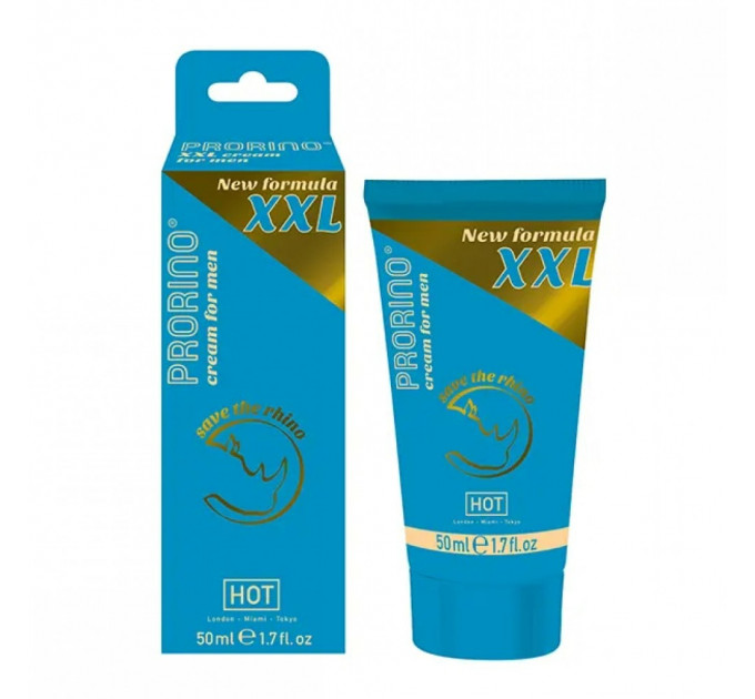 Крем эрекционный увеличивающий объем PRORINO XXL Cream for men 50 ml - New formula