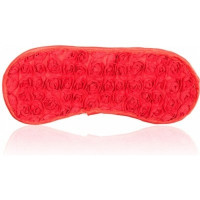 Маска на глаза с аппликацией из роз, красная