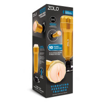 Мастурбатор Вагіна в колбі на присосці Zolo Vibrating Personal Trainer, з вібрацією