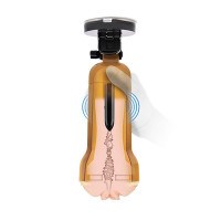 Мастурбатор Вагіна в колбі на присосці Zolo Vibrating Personal Trainer, з вібрацією
