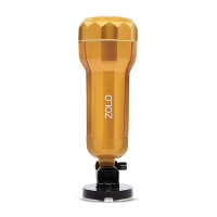 Мастурбатор Вагіна в колбі на присосці Zolo Vibrating Personal Trainer, з вібрацією