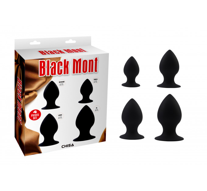 Набір анальних пробок Chisa Black Mont Fullness Anal Stuffer Set