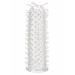 Насадка на пеніс із шипиками Toy Joy Seduction Sleeve Clear, прозорий