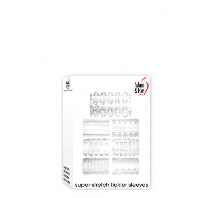 Насадки для пениса A&E SUPER STRETCH TICKLER SLEEVES