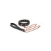 Ошейник с поводком NS Novelties BONDAGE COUTURE COLLAR AND LEASH BLACK