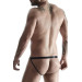 Открытые мужские трусы Regnes Fetish PlanetWetlook с декоративной сеткой, черные, S