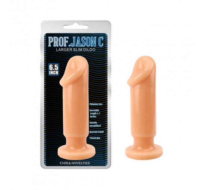 Плаг анальний Chisa Prof.Jason C Slim Dildo у вигляді пеніса, L