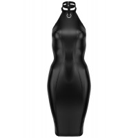 Сукня з кільцем на шию F160 Noir Handmade M