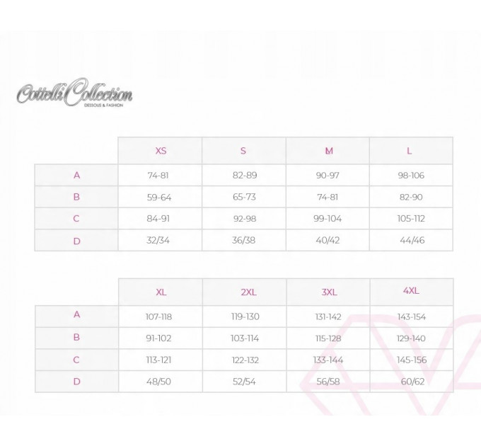 Пояс для чулок Cottelli Collection красный, S