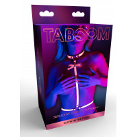 Портупея с бантиком Taboom Glow In The Dark с эффектом свечения в темноте
