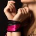 Повязка из сатина на глазу Adrien Lastic Satin Sash черно-розовая
