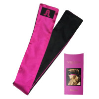 Повязка из сатина на глазу Adrien Lastic Satin Sash черно-розовая