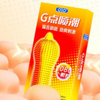 Презервативы ребристые OLO 2080 со стимуляцией точки G и пролонгирующим эффектом (цена за 10 шт.)