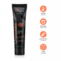Їстівний лубрикант зі смаком шоколаду Orgie Flavored Intimate Gel Chocolate на водній основі, 100 мл