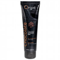 Їстівний лубрикант зі смаком шоколаду Orgie Flavored Intimate Gel Chocolate на водній основі, 100 мл Їстівний лубрикант зі смаком шоколаду Orgie Flavored Intimate Gel Chocolate на водній основі, 100 мл
