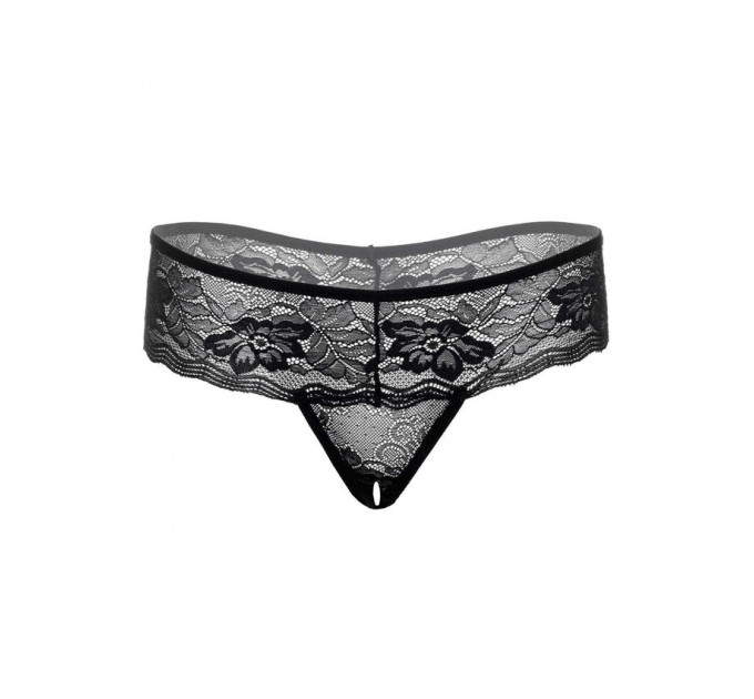 Стринги с открытым доступом Daring Intimates Jane кружевные, черные, S-M