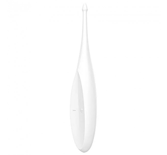 Крапковий вібратор для клітора Satisfyer Twirling Fun білий