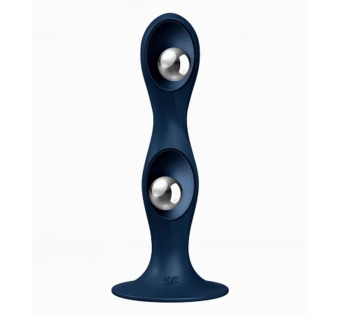 Універсальний фалоімітатор Satisfyer Double Ball-R з двома обтяженими кульками, що рухаються всередині