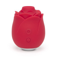 Вакуумный стимулятор в виде розы Lovehoney Mon Ami Pleasure Air Rose, красный